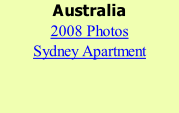 Australia  2008 Photos Sydney Apartment